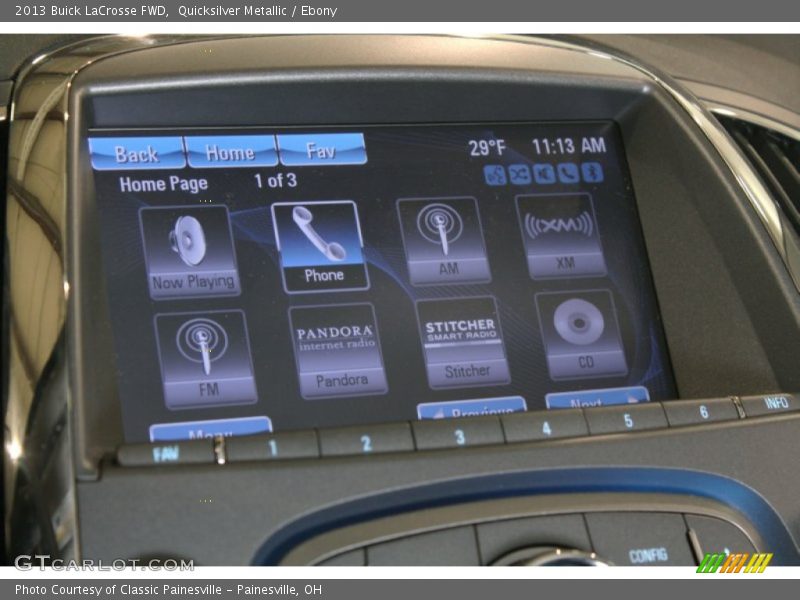 Quicksilver Metallic / Ebony 2013 Buick LaCrosse FWD