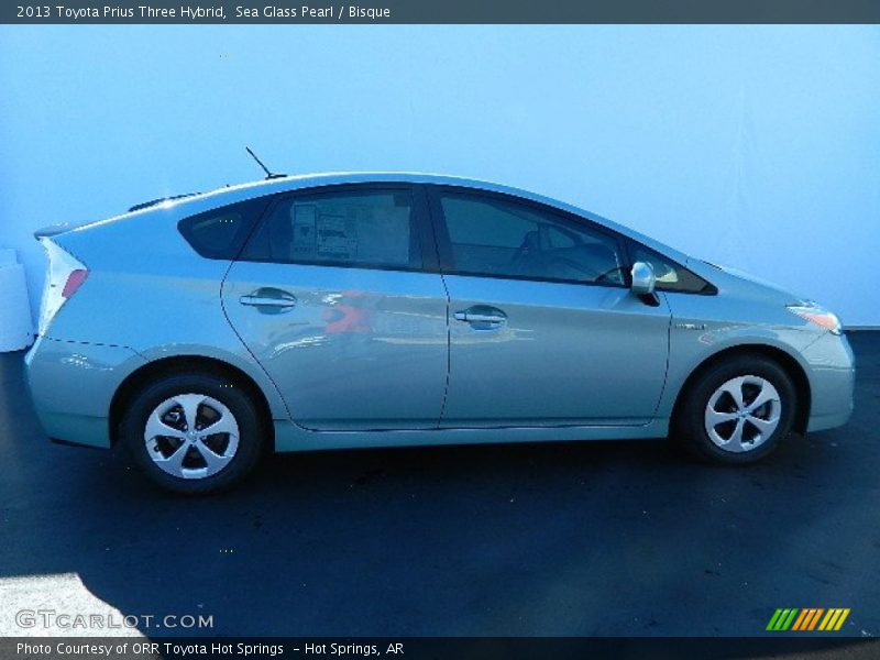 Sea Glass Pearl / Bisque 2013 Toyota Prius Three Hybrid