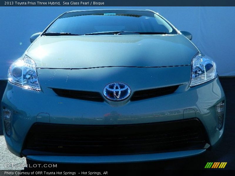 Sea Glass Pearl / Bisque 2013 Toyota Prius Three Hybrid