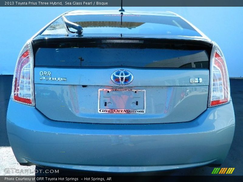 Sea Glass Pearl / Bisque 2013 Toyota Prius Three Hybrid