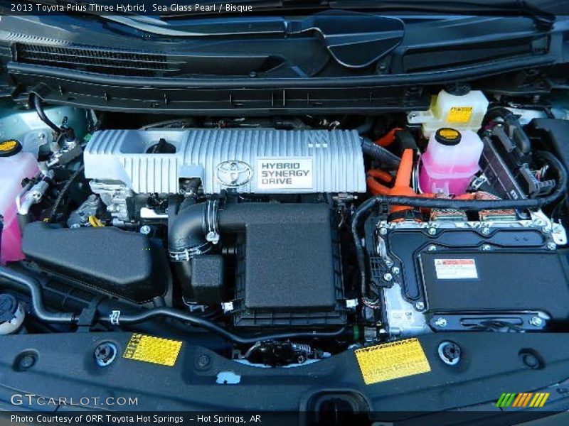 Sea Glass Pearl / Bisque 2013 Toyota Prius Three Hybrid