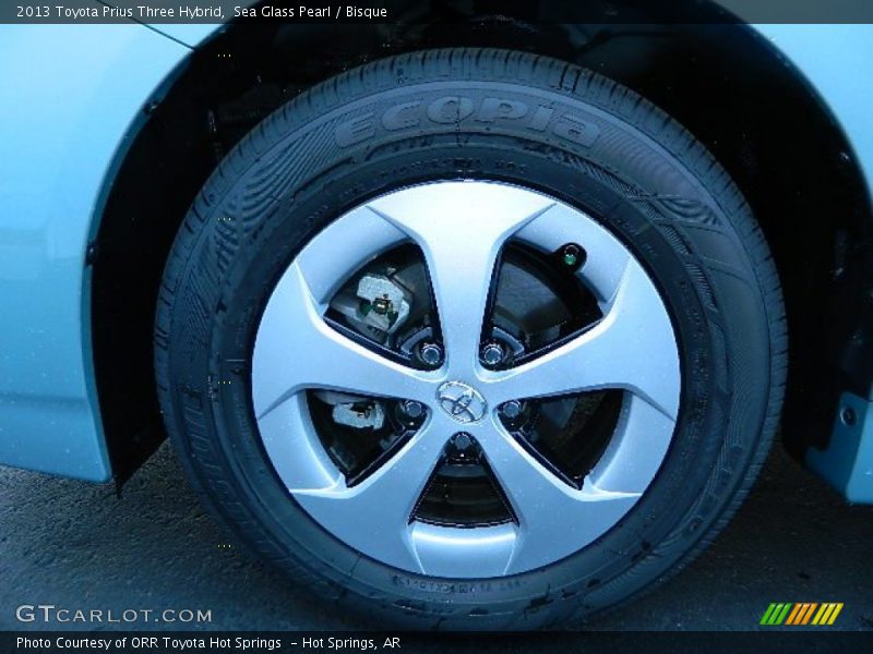 Sea Glass Pearl / Bisque 2013 Toyota Prius Three Hybrid