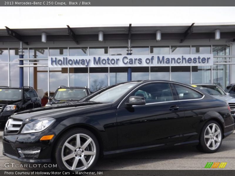 Black / Black 2013 Mercedes-Benz C 250 Coupe