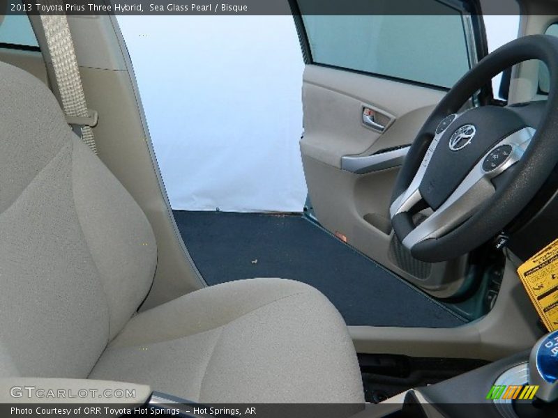 Sea Glass Pearl / Bisque 2013 Toyota Prius Three Hybrid