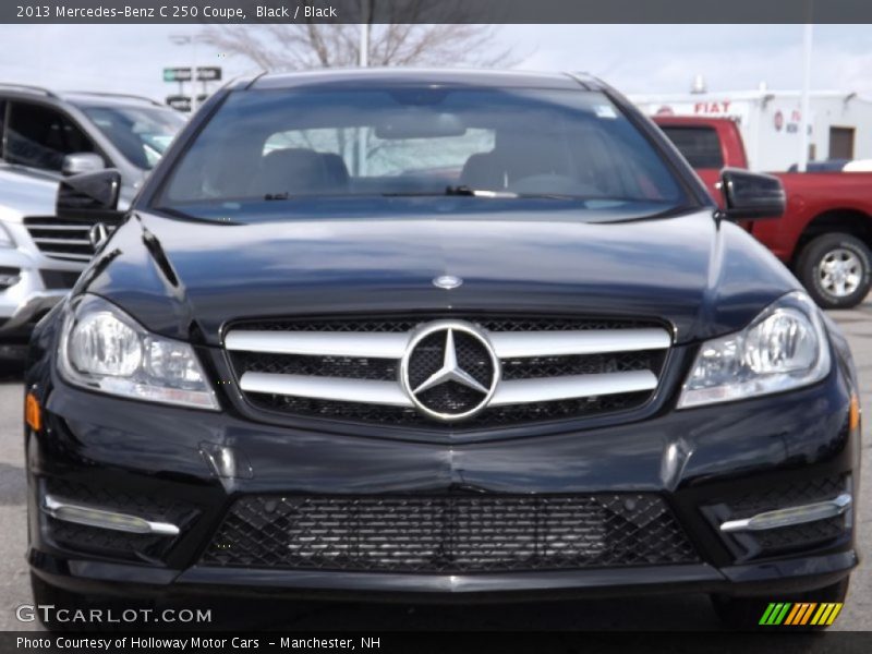 Black / Black 2013 Mercedes-Benz C 250 Coupe