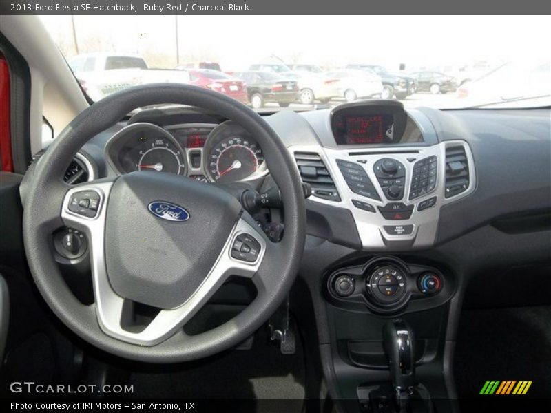 Ruby Red / Charcoal Black 2013 Ford Fiesta SE Hatchback