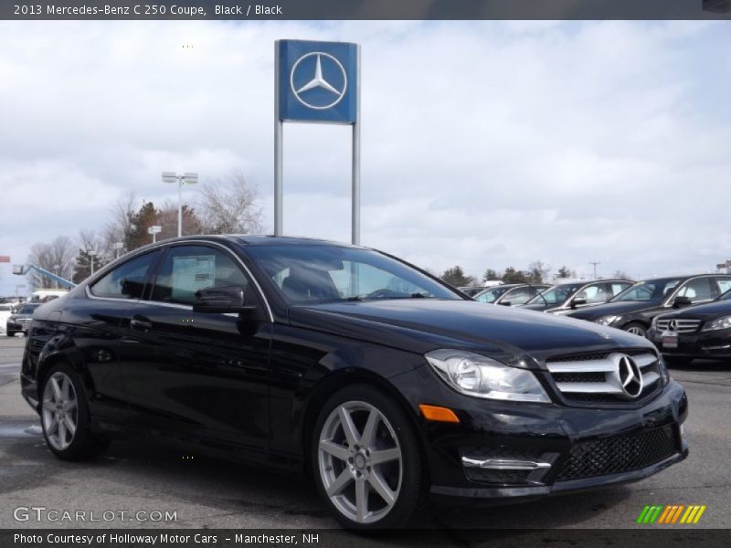 Black / Black 2013 Mercedes-Benz C 250 Coupe