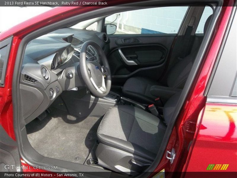 Ruby Red / Charcoal Black 2013 Ford Fiesta SE Hatchback