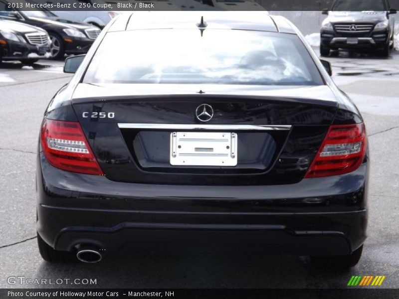 Black / Black 2013 Mercedes-Benz C 250 Coupe