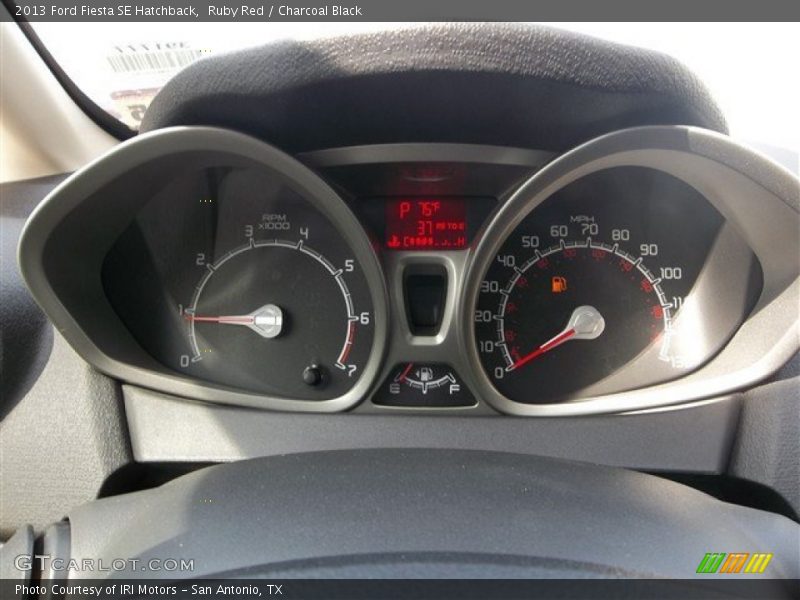 Ruby Red / Charcoal Black 2013 Ford Fiesta SE Hatchback