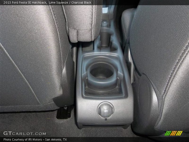 Lime Squeeze / Charcoal Black 2013 Ford Fiesta SE Hatchback