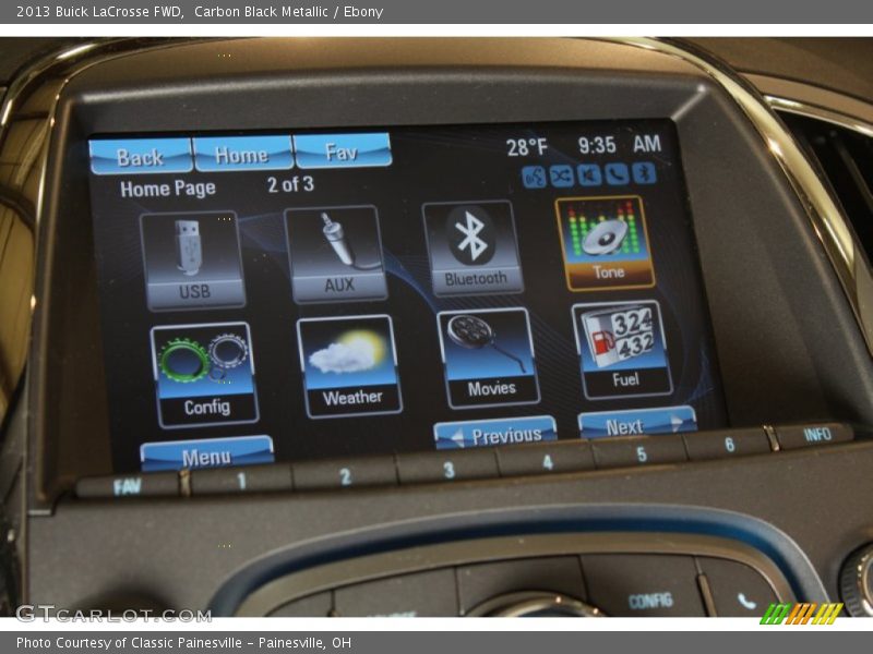 Carbon Black Metallic / Ebony 2013 Buick LaCrosse FWD