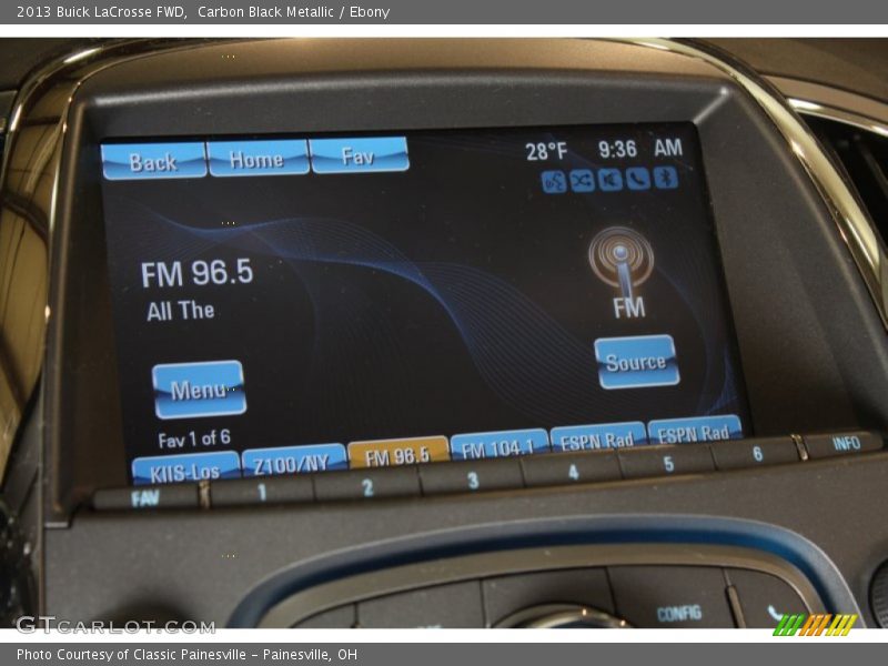 Carbon Black Metallic / Ebony 2013 Buick LaCrosse FWD