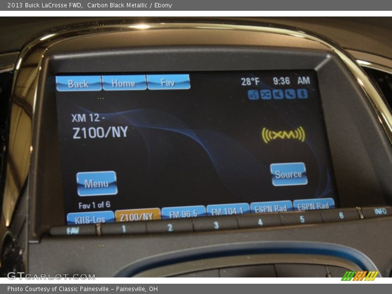 Carbon Black Metallic / Ebony 2013 Buick LaCrosse FWD