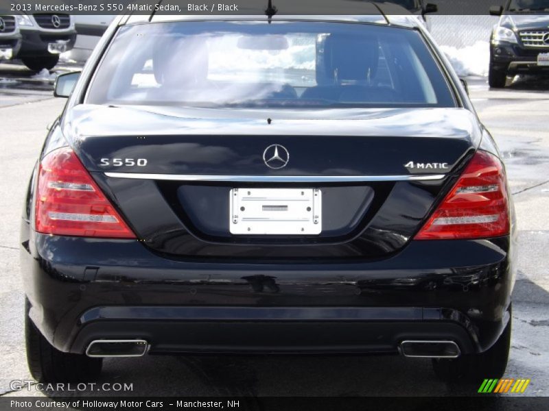 Black / Black 2013 Mercedes-Benz S 550 4Matic Sedan