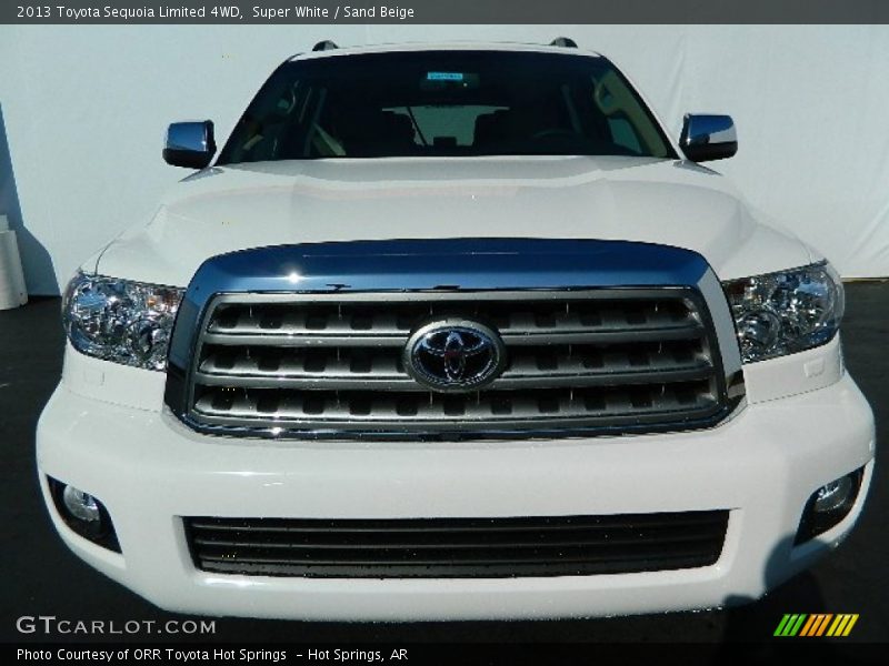 Super White / Sand Beige 2013 Toyota Sequoia Limited 4WD