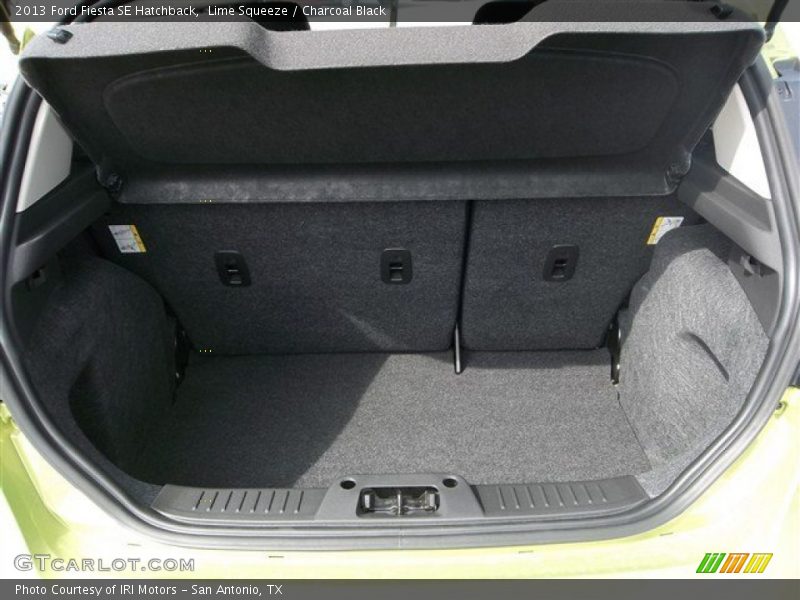 Lime Squeeze / Charcoal Black 2013 Ford Fiesta SE Hatchback