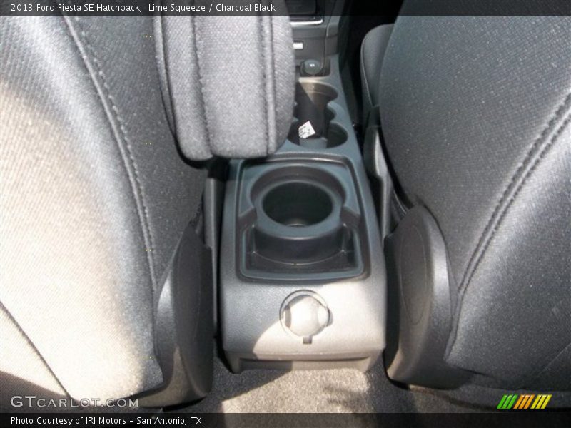Lime Squeeze / Charcoal Black 2013 Ford Fiesta SE Hatchback