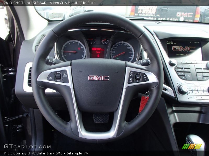 Ashen Gray Metallic / Jet Black 2013 GMC Terrain SLE AWD