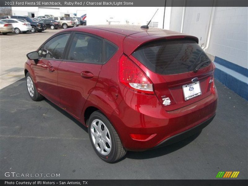 Ruby Red / Charcoal Black/Light Stone 2013 Ford Fiesta SE Hatchback