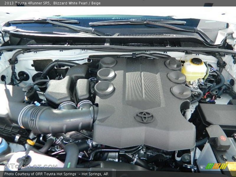 Blizzard White Pearl / Beige 2013 Toyota 4Runner SR5