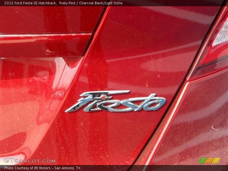 Ruby Red / Charcoal Black/Light Stone 2013 Ford Fiesta SE Hatchback