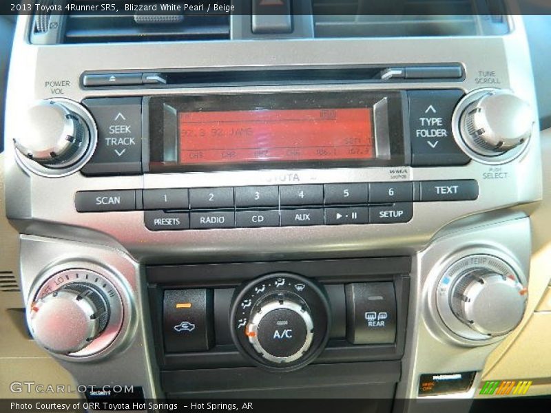 Blizzard White Pearl / Beige 2013 Toyota 4Runner SR5