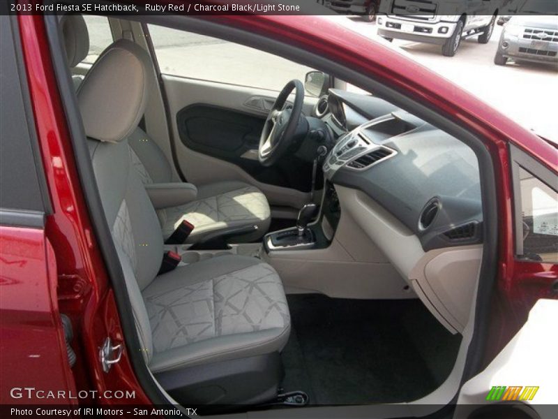 Ruby Red / Charcoal Black/Light Stone 2013 Ford Fiesta SE Hatchback