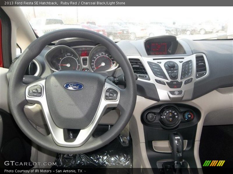 Ruby Red / Charcoal Black/Light Stone 2013 Ford Fiesta SE Hatchback