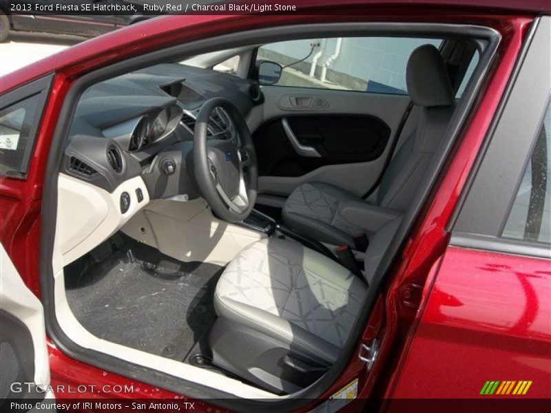 Ruby Red / Charcoal Black/Light Stone 2013 Ford Fiesta SE Hatchback