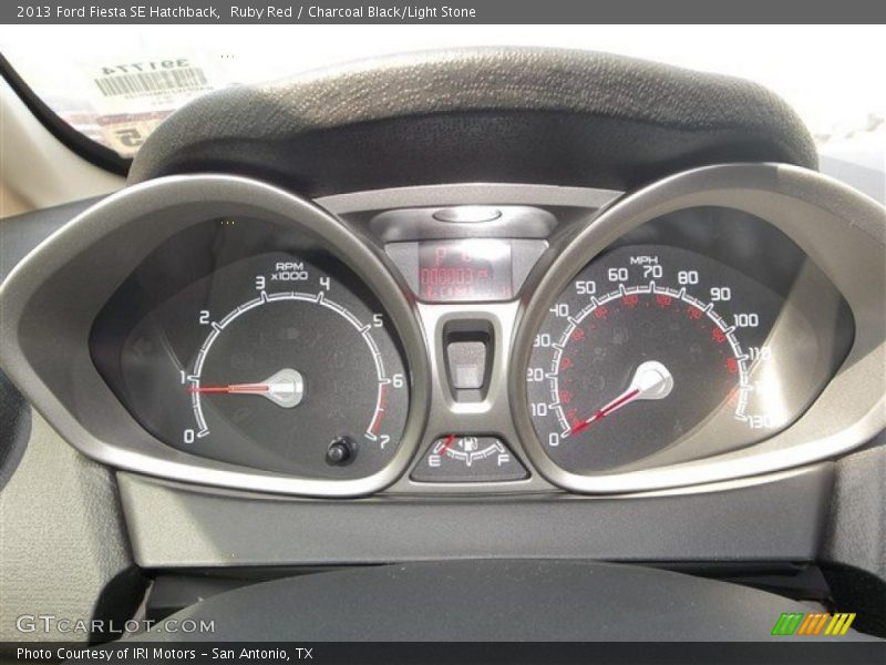 Ruby Red / Charcoal Black/Light Stone 2013 Ford Fiesta SE Hatchback