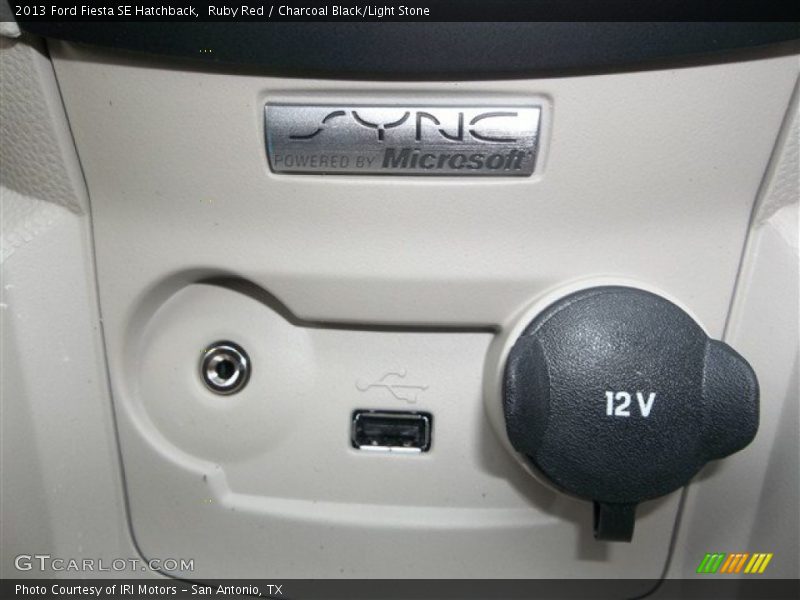Ruby Red / Charcoal Black/Light Stone 2013 Ford Fiesta SE Hatchback