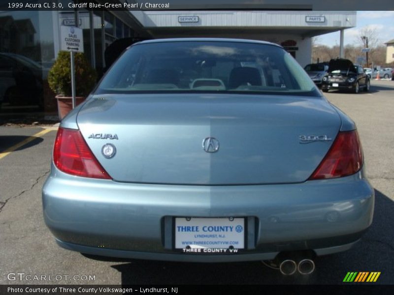 Cardiff Blue-Green Pearl / Charcoal 1999 Acura CL 3.0