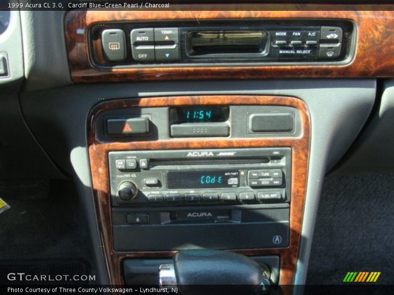 Cardiff Blue-Green Pearl / Charcoal 1999 Acura CL 3.0