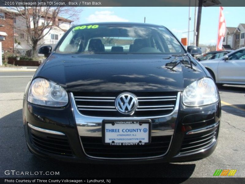 Black / Titan Black 2010 Volkswagen Jetta TDI Sedan