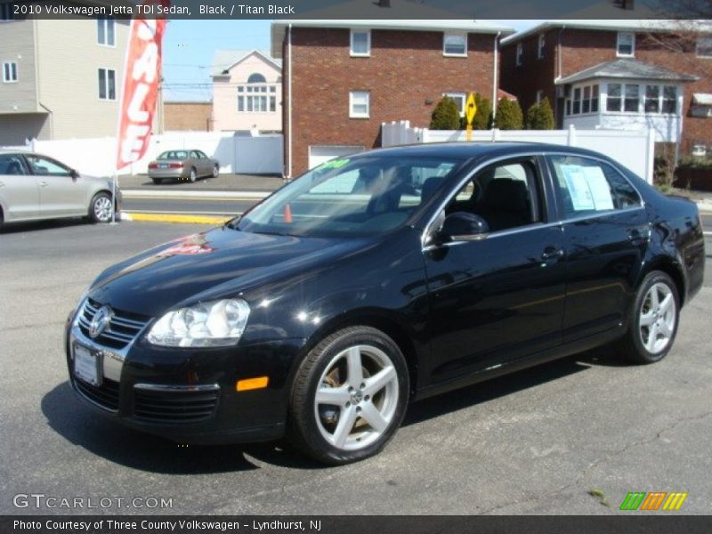 Black / Titan Black 2010 Volkswagen Jetta TDI Sedan