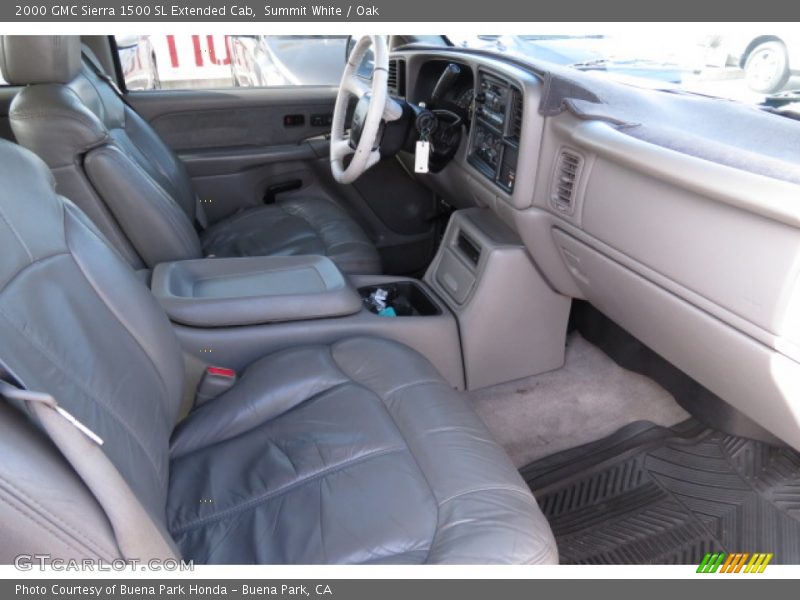 Summit White / Oak 2000 GMC Sierra 1500 SL Extended Cab