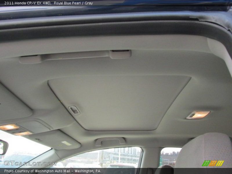 Royal Blue Pearl / Gray 2011 Honda CR-V EX 4WD