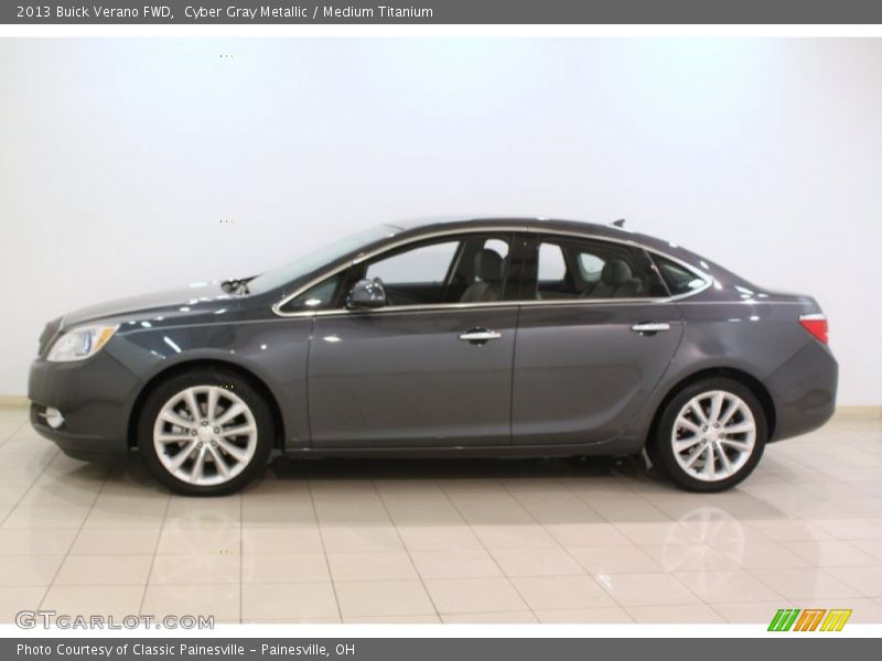 Cyber Gray Metallic / Medium Titanium 2013 Buick Verano FWD