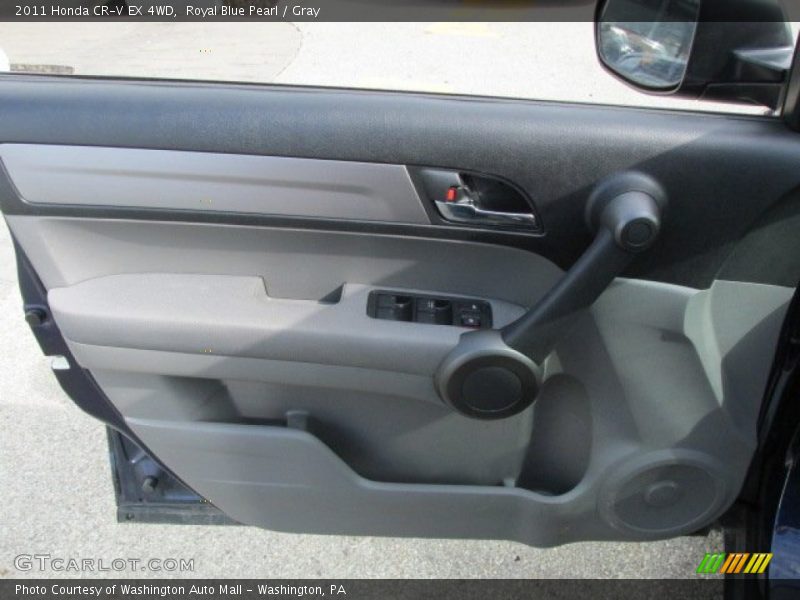 Royal Blue Pearl / Gray 2011 Honda CR-V EX 4WD