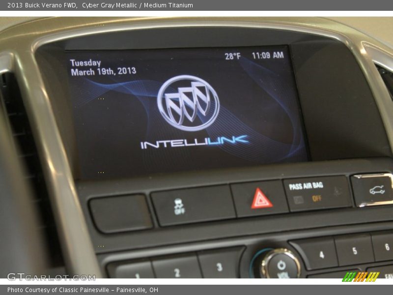 Cyber Gray Metallic / Medium Titanium 2013 Buick Verano FWD