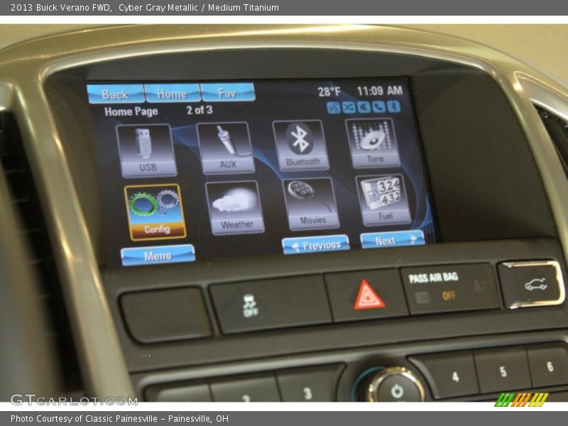 Cyber Gray Metallic / Medium Titanium 2013 Buick Verano FWD