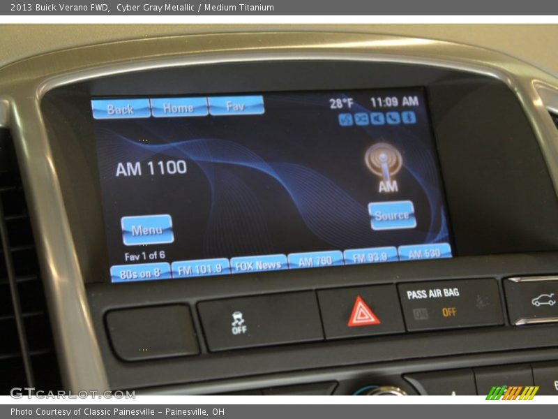 Cyber Gray Metallic / Medium Titanium 2013 Buick Verano FWD