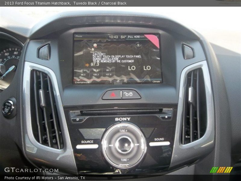 Tuxedo Black / Charcoal Black 2013 Ford Focus Titanium Hatchback