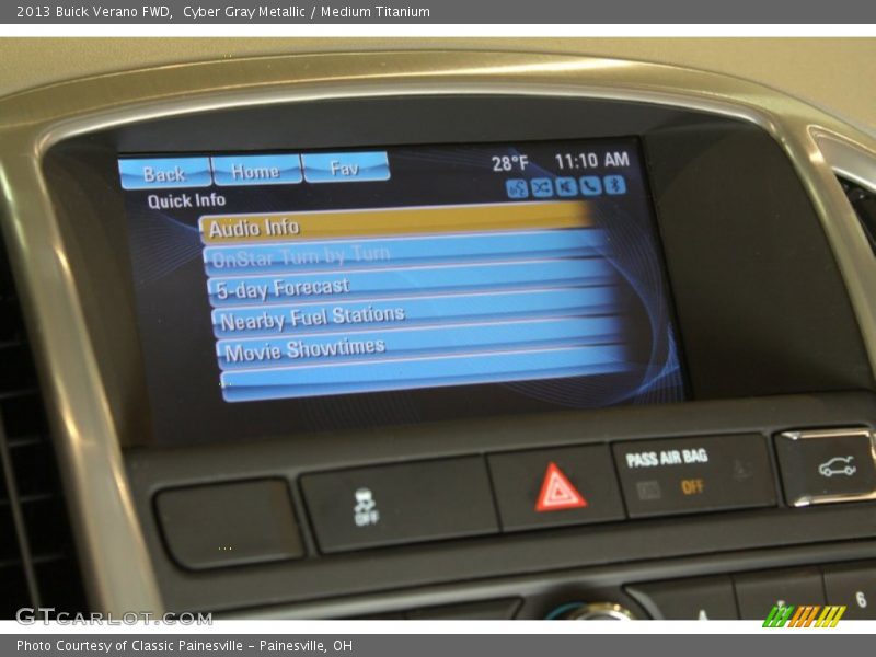 Cyber Gray Metallic / Medium Titanium 2013 Buick Verano FWD