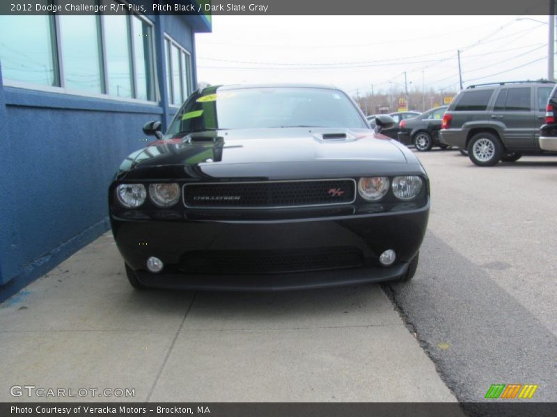 Pitch Black / Dark Slate Gray 2012 Dodge Challenger R/T Plus