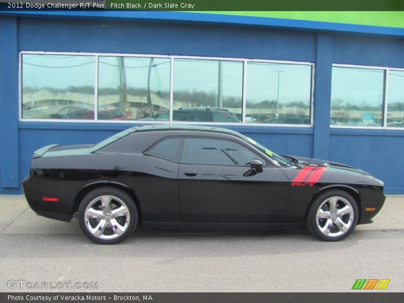 Pitch Black / Dark Slate Gray 2012 Dodge Challenger R/T Plus