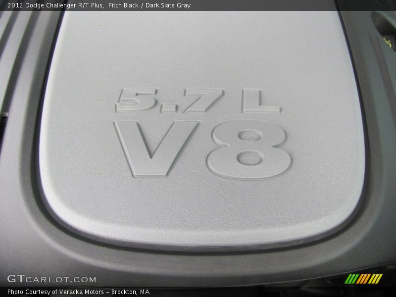 Pitch Black / Dark Slate Gray 2012 Dodge Challenger R/T Plus