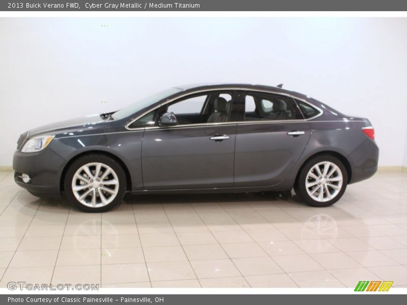 Cyber Gray Metallic / Medium Titanium 2013 Buick Verano FWD