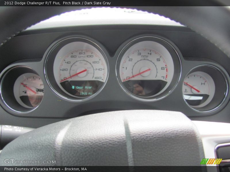 Pitch Black / Dark Slate Gray 2012 Dodge Challenger R/T Plus